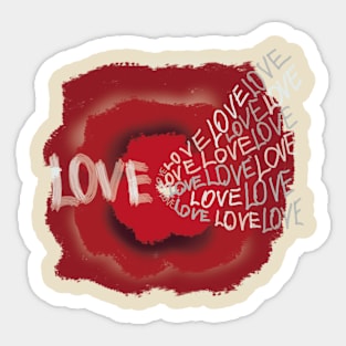 lover flower Sticker